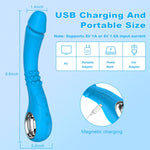 G-Spot Vibrator Dildo with 10 Vibration Modes & Clitoral Stimulator for Women