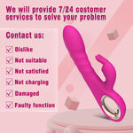 3-in-1 Rabbit Vibrator with Thrusting & 10 Vibration Modes for G-Spot Stimulation