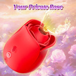 Rechargeable Waterproof Clitoral Suction Vibrator with 7 Suction Modes for Women
