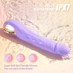 9" Realistic Dildo Vibrator – 10 Vibration & 3 Thrusting Modes for Intense Pleasure