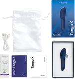 Tango X Bullet Vibrator for Women & Couples, 8 Intensities, Waterproof, Blue