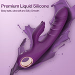 "Thrusting G-Spot Vibrator with 3 Modes & 10 Vibrations for Dual Stimulation"