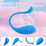 APP-Controlled G-Spot Vibrator Egg, Wearable Panty Vibrator with 9 Modes, Blue