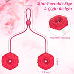 Discreet Nipple Vibrator – 9 Modes, Chain Necklace, Rechargeable BDSM Toy for Couples
