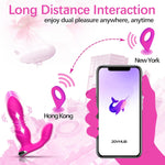 Wearable Thrusting Vibrator with App & Remote Control, Dual-Ended & 9 Modes