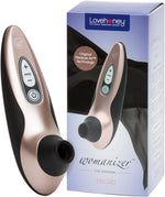 Clitoral Suction Vibrator – 6 Speeds, Rechargeable Stimulator, Waterproof (Rose Gold)