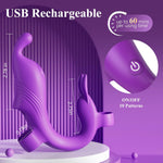 Finger Vibrator for Couples – 10-Mode Clitoral & G-Spot Stimulator, Waterproof & Quiet