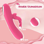 Rechargeable Rabbit Vibrator with Dual Motors & 10 Modes – Waterproof Silicone