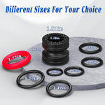 Penis Ring Set for Men, 8 Sizes, Silicone Cock & Ball Stretcher for Erection Aid