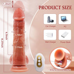 Realistic Thrusting Dildo Vibrator with 10 Vibration & 5 Thrust Modes, APP Control