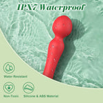 Rose Wand Vibrator – Clitoral, G-Spot & Nipple Stimulator, Waterproof & Quiet