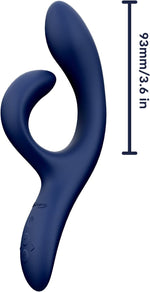 Dual Rabbit Vibrator with App Control & 10 Modes for G-Spot & Clitoral Pleasure