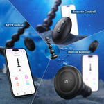 360° Rotating Vibrating Butt Plug with App Control & 10 Modes for Men & Women