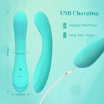 Powerful G-Spot Vibrator – Soft Silicone Dildo for Clitoral, Anal & Deep Massage
