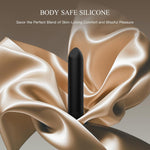 Rechargeable Bullet Vibrator with Angled Tip for Clitoral & G-Spot Stimulation