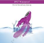 3-in-1 G-Spot Rabbit & Anal Vibrator – 7-Mode Waterproof Silicone Massager
