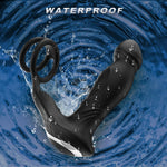 App-Controlled Prostate Massager – Thrusting Vibrator with Dual Rings & 9 Modes