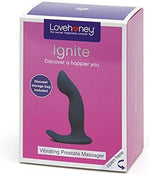 Rechargeable Silicone Prostate Massager – 20-Mode Waterproof Vibrating Anal Toy
