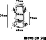 Transparent Hollow Anal Plug Douche & Dilator for Men and Women – Prostate Toy
