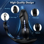 Prostate Massager with 12 Vibration & 3 Thrusting Modes – APP Controlled Anal Toy