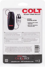 Colt Wired Turbo Bullet Vibrator - Waterproof Prostate & P-Spot Massager for Couples