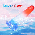 11" Huge Thick Clear Dildo with 2.38" Diameter & Strong Suction Cup for G-Spot