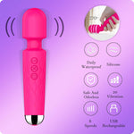 Powerful Wand Vibrator with 8 Speeds & 20 Modes, Waterproof & Quiet for Clitoral & G-Spot Stimulation
