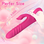 Thrusting Rabbit Vibrator – G-Spot & Clitoral Stimulator with 10 Vibration Modes