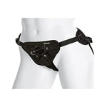 Doc Johnson Vac-U-Lock Platinum - Luxe Harness with Vac-U-Lock Plug and 3 Different Sized O-Rings - Compatible with O-Ring and Vac-U-Lock Dildos - Accommodates Up-To 69" Waist