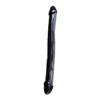 XXL Giant Double Dildo Black, Extra Large Double Ended Dildo with Smooth PVC Material and Dual Head Design
