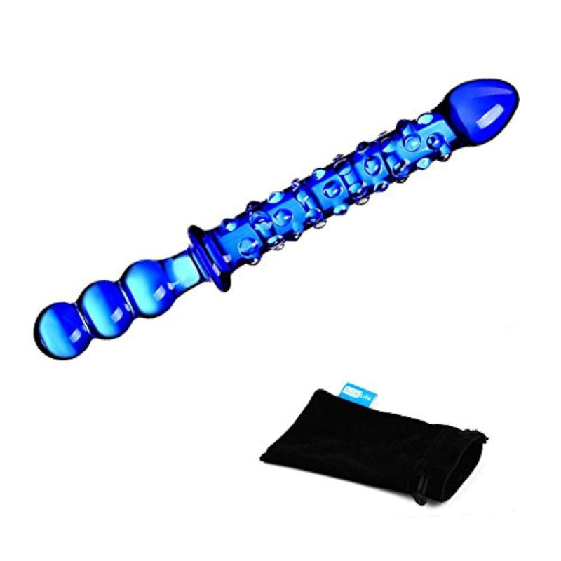 Crystal Dildo Wand Glass Wand Anal Plug Massager Beads