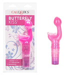 Original Butterfly Kiss Vibrator - Multi-Speed Waterproof Vibe – Adult Sex Toys for Couples - Clitoral G Spot Massager – Pink