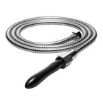 All in One Shower Enema Cleansing System, 79 Inch Hose and 5.5 Inch Silicone Tip Included, Reusable Enema Vaginal Cleaner Kit for Men Women, Connected to Shower Hole, Black