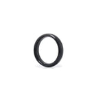Metal Cock Testicle Ring Without Edges, Sexual Stimulation Device Prolonged Erection Sex Toy for Men(Black, Large)