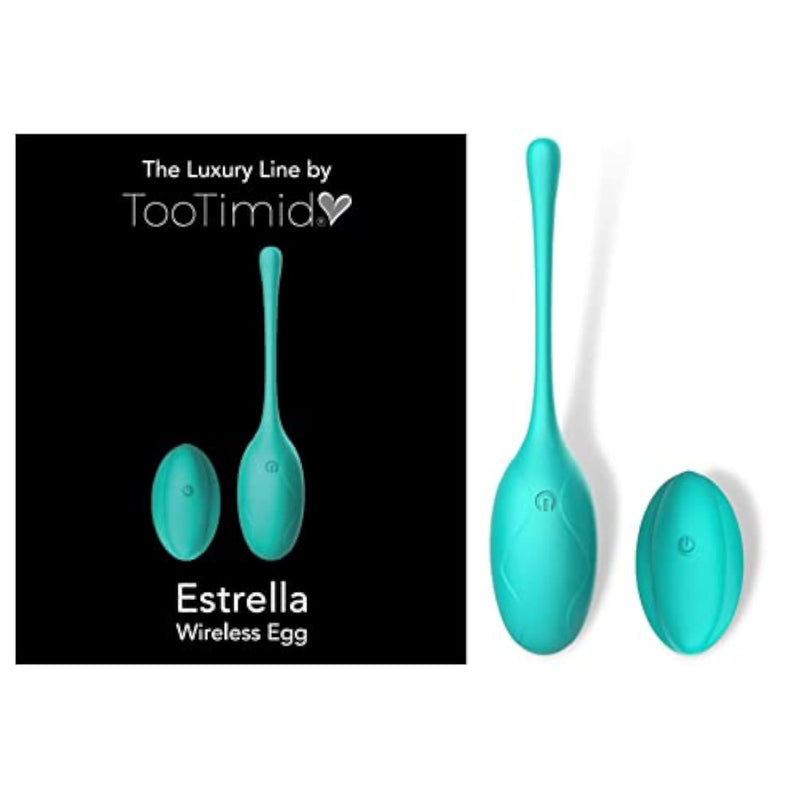 Estrella Silicone Vibrating Ben-wa Egg Bullet Vibrator with Remote