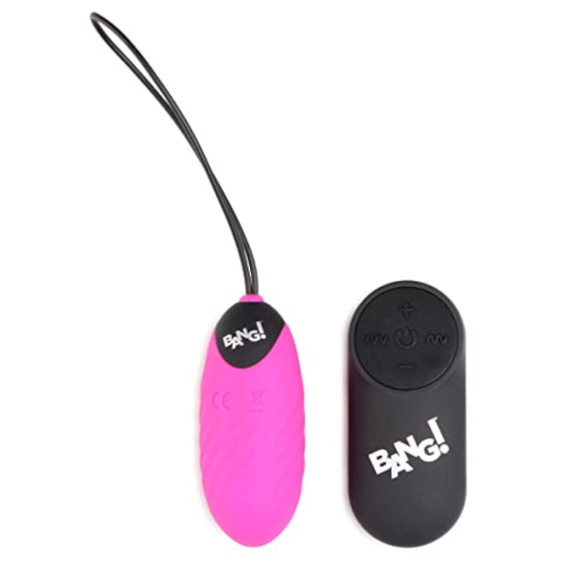 Bang! 28X Swirl Silicone Egg - Pink