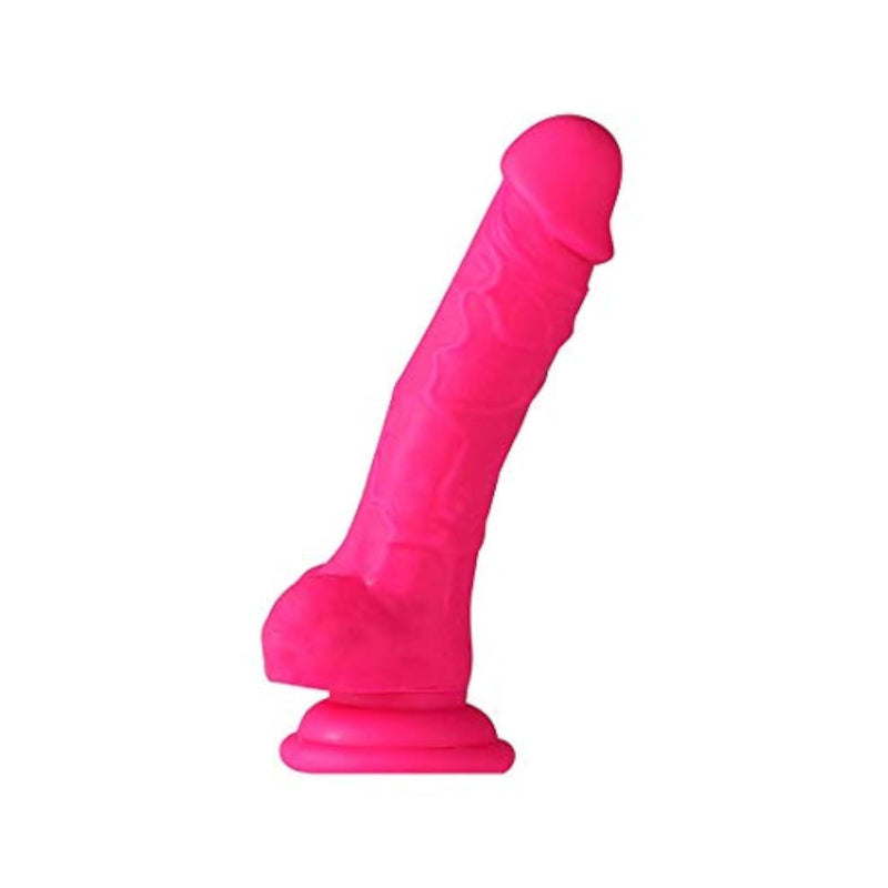 Maia Toys Billee 7 Realistic Silicone Dong Neon Pink "