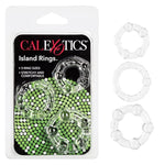 California Exotics Novelties Island Rings - Clear