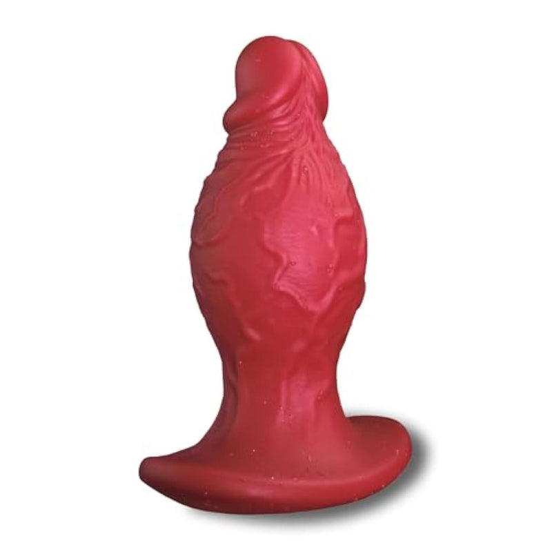 Butt Plug Realistic Dildo Anal Plug with Safe T-Shape Base (S)
