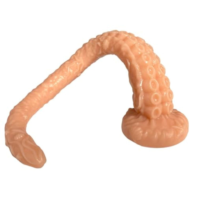 Long Tapered Tentacle Dildo Fantasy Octopus Sex Toys with Strong Suction Cup Monster Liquid Silicone Anal Stretcher Butt Plug Alien Huge Colorful Moving Monster Dildo Realistic