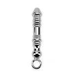 Anal Butt Plug Metal Anal Beads Dildo Prostate Massage Anal Vaginal Dilator BDSM Sex Toys for Men Women Couple (Large(6.45 inch))
