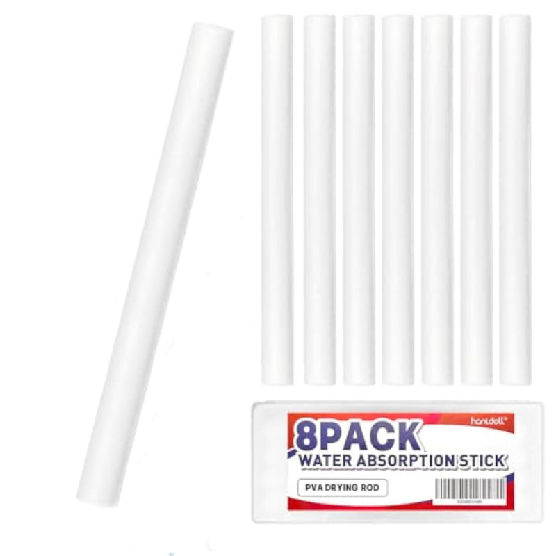 8 Pack Absorbent Drying Sticks, Reusable Dry Rods for Doll & Male Toy Holes