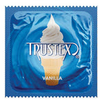 Vanilla Flavored Latex Condoms with Brass Pocket Case, 12 Count