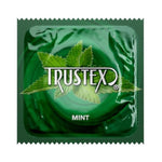 Mint Flavored Latex Condoms with Brass Pocket Case, 12 Count