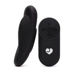 Remote Control Wearable Panty Vibrator for Couples, Black