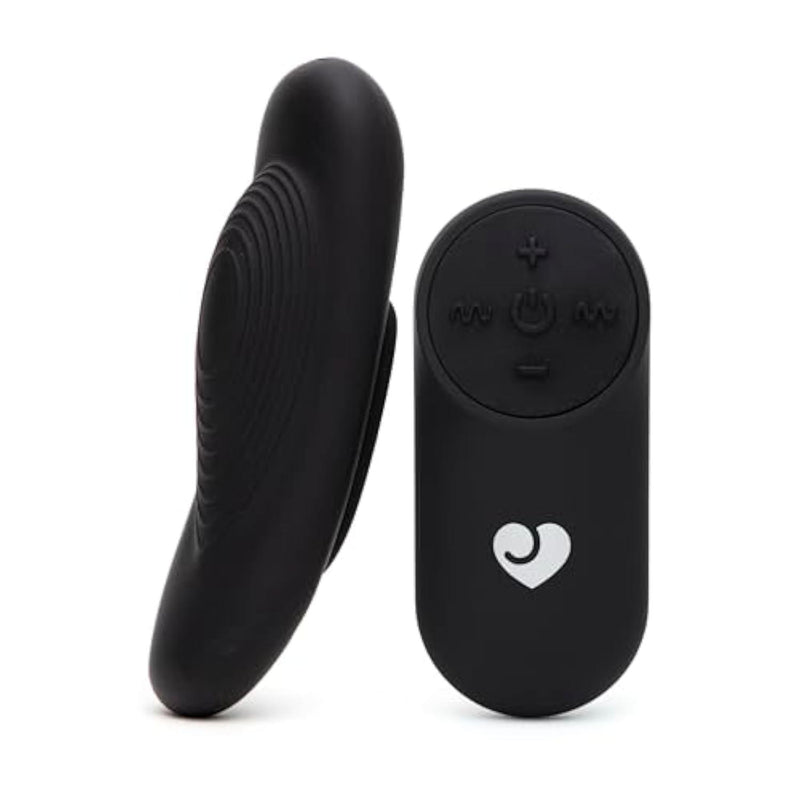 Remote Control Wearable Panty Vibrator for Couples, Black