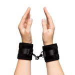 Handcuffs Adjustable Bondage Sex Restraints for Couples, Black