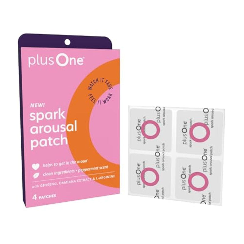 Spark Arousal Patches – Enhances Intimate Mood & Sensation, 4 Count