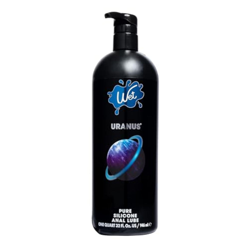 Uranus Silicone Anal Lube, Long-Lasting Glide, Ultra Slick, 32 Fl Oz