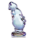 4.7" Colorful Glass Monster Dragon Dildo.1.5" Diameter Thick Anal Dildo,Fantasy Small Anal Plug Short Wide Penis for Vaginal and Anal Stimulation,Adult Alien Butt Plug for Women and Couples